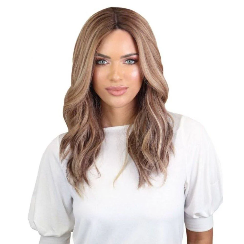 22″ Ponytail Silk Part Wig