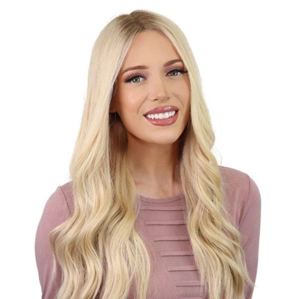 24″ Divine Lace Top Wig Beige Blonde