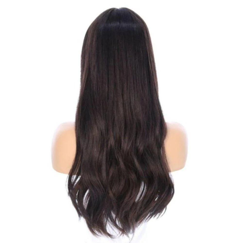 24" Divine Precut Lace Top Wig – Soft Black - Image 2